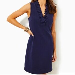 Lilly Pulitzer Tisbury Knit Ruffle Sleeveless Dress